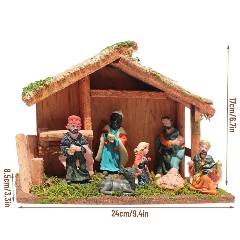 presepe in legno